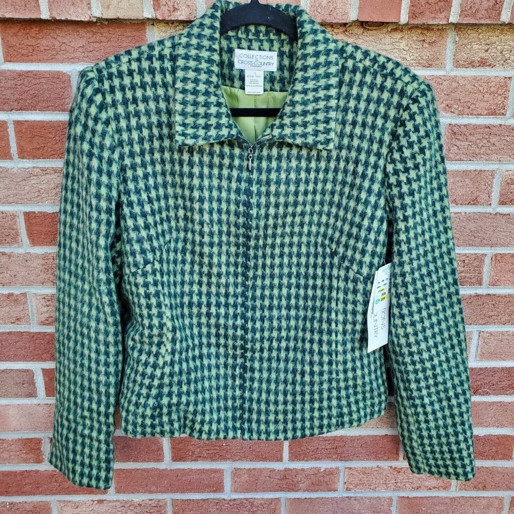 Vintage Collections by Cross Country Fashions Wool Jacket Women's Size 12 NWT